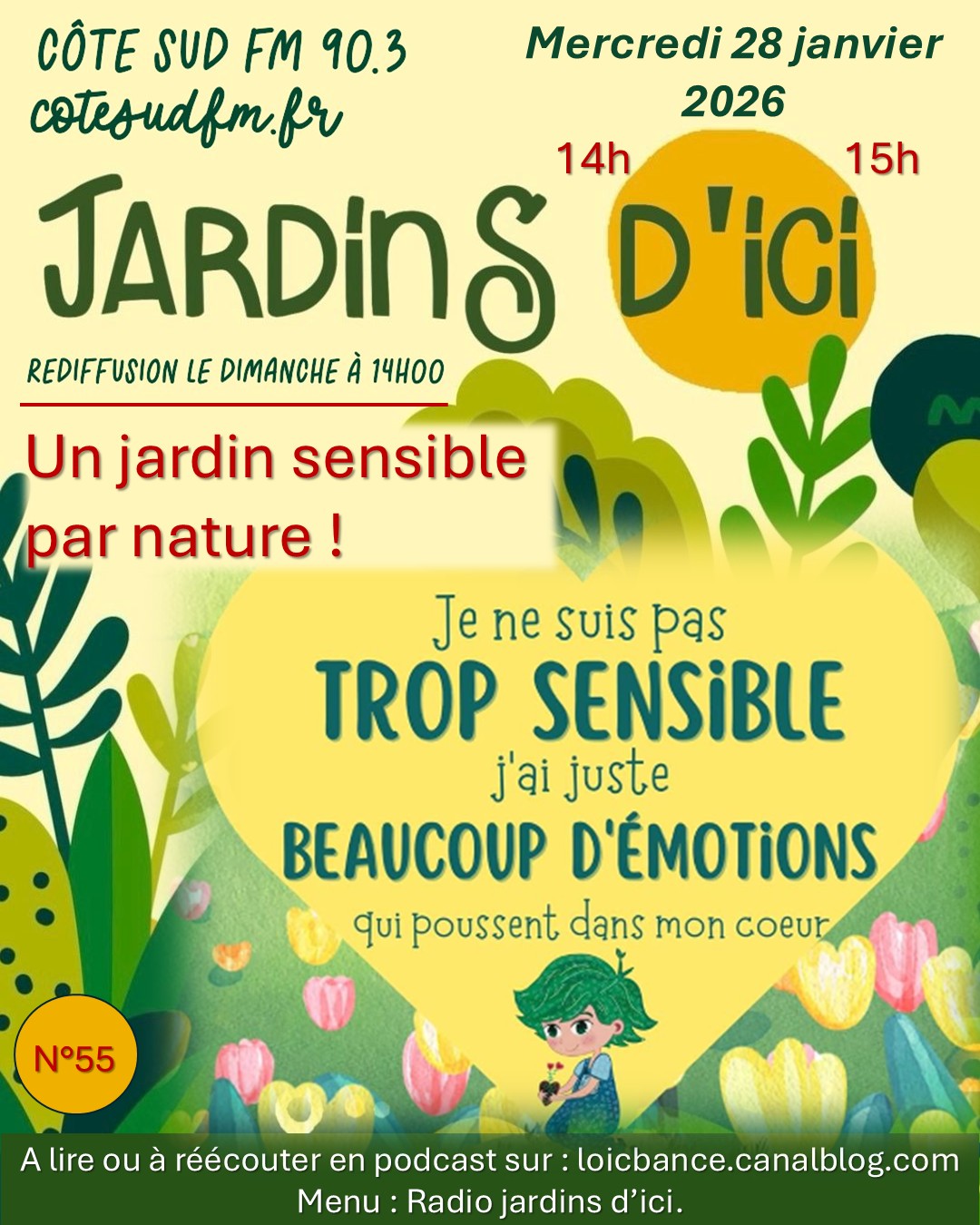 Un jardin sensible par nature.